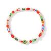 Explosões Transfronteiriças Pulseira de Vidro Misto de Cores Moda Combina com Tudo Cor Exótica Pulseira de Cristal Design de Olho Barraca