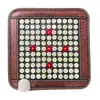Cojín Eléctrico para Asiento de Silla Ejecutiva con Luz de Fotón y Onda de Calor, con Turmalina, Piedra Maifan, Piedra Bian, Piedra Medicinal y Ágata