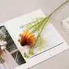 Flor de Crisantemo de Seda de Cabeza Única Estilo Bosque Flor Artificial Accesorio para Fotografía de Picnic Arreglo Floral de Mesa para Sala de Estar Decoración de Celebridad de Internet Flor Artificial