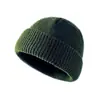 Sombrero Bombín Europeo y Americano Transfronterizo Sombrero Tejido Sombrero Corto para el Frío Sombrero Redondo Sombrero de Calle Sombrero de Lana Retro Alta Elasticidad