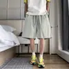 Calça de Linho Masculina de Cinco Pontos Estilo Verão 2026, Calça Casual de Tencel com Painéis Finos, Solta, de Corte Reto