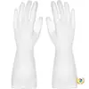 Guantes de Plástico de Goma Impermeables con Patrón Imprimible para Lavar Platos, Limpieza del Hogar, para Mujer