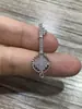 Liquidação Pingente de colar de ouro 14K simples com zircônia estrela de cinco pontas coração chave acessórios de joias DIY Pingente de pulseira