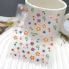 Série Duyuer Adesivos de Unha Populares Estilo Influenciador Realista com Suporte Adesivo para Decoração de Unhas DIY