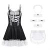 Traje de sirvienta sexy con cordones, uniforme de juego, ropa interior sexy, Amazon Explosions 20038