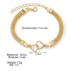 Novo conjunto de pulseiras com figura 8 infinito cravejado de diamantes, transfronteiriço europeu e americano, joias da moda em liga metálica simples retrô criativa, atacado