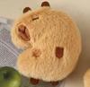 Acessórios de boneca de pelúcia kappibala grampo de cabelo menina fofa desenho animado capivara broche corrente porquinho-da-índia