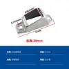 10 peças Conector Fivela de Fixação para Tubo Quadrado Base de Fixação para Poste Acessórios para Guarda-corpo Sem Solda Base de Ferro Galvanizado