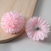 Cabeza de crisantemo de bola de simulación ping pong crisantemo flor de diente de león aro para el pelo pasador de flor tocado material de pared de flores DIY hecho a mano