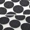 Velcro Adesivo Redondo Preto/Branco Livro Silencioso Feito à Mão DIY Autoadesivo Sem Marcação Ponto Pequeno Fecho de Pressão