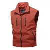 Chaleco Reversible para Hombre de Otoño e Invierno Nuevo Holgado Casual sin Mangas Chaleco Ropa de Trabajo para Equipo Empresarial Personalización