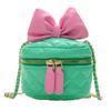 Bolso infantil estilo western para niña, monedero con cadena de rombos estilo Chanel, bolso bandolera de princesa a la moda, bolso para pintalabios