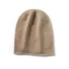 Otoño/Invierno 2026 Nuevo Cachemir para Mujer de Gama Alta Tejido Cálido Color Sólido Jacquard Gorro con Protección para las Orejas Tejido Casual Cubrecabezas