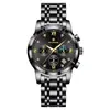 LIGE/Nuevo Reloj de Pulsera de Cuarzo de Moda para Negocios con Esfera Grande para Hombre Multifuncional Luminoso Impermeable