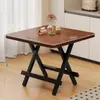 Mesa dobrável portátil pequeno apartamento quarto de aluguel casa mesa de jantar mesa de comer mesa quadrada barraca mesa pequena