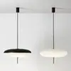 Iluminación moderna minimalista para bar restaurante decoración de diseñador LED diseño de lámpara platillo volante arte dormitorio mesita de noche araña