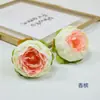 Atacado de fábrica spot peônia europeia pequena carro de casamento fundo de casamento parede de flores arranjo de flores tecido de seda cabeça de flor de outono flores