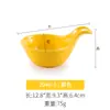 Plato de Salsa de Melamina con Asa Única para Uso Comercial en Restaurantes de Hot Pot, Plato para Condimentos, Plato para Salsa para Mojar, Plato para Snacks, Plato Lateral para Barbacoa, Plato para Salsa de Soja y Vinagre
