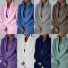 Primavera 2025 Ropa Europea y Americana para Mujer Amazon Conjunto de Dos Piezas Sudadera Polar Deportivo Calle Casual Moda Traje Mujer