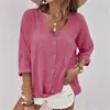 2026 Amazon Ebay Transfronteiriço Gola V Suéter Manga Longa Caimento Solto Camisa Feminina Moda Casual Feminina Versátil