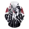 Sudadera con Estampado Digital 3D de Navidad Transfronteriza Halloween 2024 Sudadera para Hombre Estampada