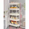Estante de Almacenamiento de Pie Detrás de la Puerta, Carrito Móvil para Sándwiches, Refrigerador, Gabinete para Espacios Estrechos, Baño, Cocina, Estante de Almacenamiento para Sala de Estar