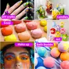 Pó Neon Transfronteiriço Pó Fluorescente Artesanato de Resina DIY Pó Colorido para Impressão Pigmento Fluorescente de Dupla Utilização Óleo-Água 20ml