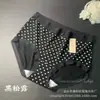 Falda Xiaolan P001 Punto de Ola Retro Hilo Algodón Ropa Interior Bolso de Cintura para Mujer Borde Sin Marca en la Cadera Alta Elasticidad Suave Cera Amigable con la Piel Chica
