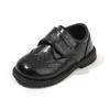 Sapatos Pequenos de Couro Versáteis Casuais da Moda para Meninas Outono 2025 Novos Sapatos Individuais para Meninos Sapatos de Performance Macios para Crianças Pequenas