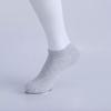 Calcetines desechables casuales tipo barco blanco y negro gris para hombre y mujer talla promedio calcetines de piso poliéster algodón calcetines baratos fabricantes