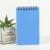 Caderno de Bolso Portátil à Prova d'Água Colorido Ppa7 Espiral para Uso Externo Mini Bloco de Notas Flip