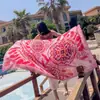Lago Salado Chaka Noroeste Grande Turismo Estilo Étnico Bufanda Bufanda Nueva de Verano para Mujer Playa Marina Chal Protector Solar Delgado