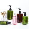 Venta al por mayor 100/200/280ml Botella Cuadrada Plana con Dispensador a Presión para Loción Botella para Champú Gel de Ducha Limpiador Facial Loción Corporal