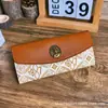 Carteira Nova Feminina Carteira Clássica Tripla Bolsa Feminina da Moda Longa