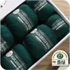 Lana Merino Pura Lana Mercerizada Lana 100g Rollo Grande Grupo de Lana Gruesa Media Suéter Chaqueta Grupo de Lana para Tejer a Mano