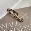 Pinza para el pelo Acetato Estilo Coreano Fresca y Versátil Pinza Lateral Nuevo Accesorio de Moda Geométrico Ovalado para Flequillo