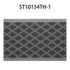 Individual Diamante Tejido Teslin Tapete Aislamiento PVC Mantel Individual Jacquard Seda Brillante Occidental Posavasos Lavable Tapete para Tazón