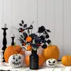 Decoraciones de Halloween Transfronterizas Creativas Cara de Fantasma Calabaza Recortes Ramo Accesorios Decoración de Fiesta en Casa Estilo Gótico