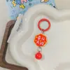 Campana de Primavera J45 Modelo de Año Nuevo Estilo Chino Colgante Llavero León Buena Suerte Carpa Encanto para Coche Bolsa Caricatura Linda