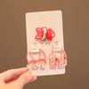 Set de Pinzas para el Cabello con Ligas de Goma para Niños Lindo Anillo para el Cabello de Mujer Verano Popular en Internet Bebé No Daña el Cabello Cuerda Pequeña para Cabeza de Alto Valor