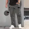 Pantalones Cargo Casuales de Nuevo Estilo para Comercio Exterior, Pantalones de Múltiples Bolsillos, Pantalones Largos de Moda Juvenil para las Cuatro Estaciones, Transpirables y Cómodos