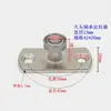 Posicionador de porta de correr dobrável com polia roda guia inferior de porta de madeira rolamento de nylon roda guia limitadora rodas de suspensão acessórios