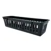 Caja de Almacenamiento Organizador de Artículos Varios para Escritorio Cesta Caja de Almacenamiento Rectangular para Cosméticos Estilo Japonés Plástico Hueco Cesta de Almacenamiento para Cocina