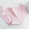 Ropa Interior para Mujer Producto Nuevo Una Pieza Algodón Puro Cintura Media Talla Grande Calzones para Mujer Antibacterianos Estudiante Color Sólido Ropa Interior