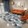 Nueva Alfombra de Piso Sala de Estar Dormitorio Lujo Ligero Alta Calidad Simple Cobertura Total Sofá Alfombra de Piso Grande Mesa de Café Limpiable Alfombra de Mesita de Noche