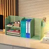Estante de almacenamiento para escritorio de oficina, estantería de escritorio, organizador de escritorio vertical multicapa, estante organizador de estación de trabajo