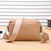 Bolso de mujer hombro bandolera bolso pequeño 2023 nuevo multi-cremallera impermeable PU bolso de mujer Bolso cuadrado pequeño de mujer