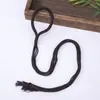 Sino de Vento com Casca de Fruta Corda com Argola para Puxar Corda Trançada Feita à Mão Pingente para Bolsa DIY Acessórios de Joia DIY Corda Semi-Acabada Trançada