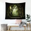 Yiwu Jit Pode Entregar Tecido para Fundo de Tapeçaria com um Design Simples de Floresta, um Item Popular na Temu, Shein, Amazon e Etsy