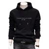 Suéter deportivo de moda de manga larga con capucha informal con forro polar para hombre, nuevo, de comercio exterior, para otoño e invierno, disponible en stock